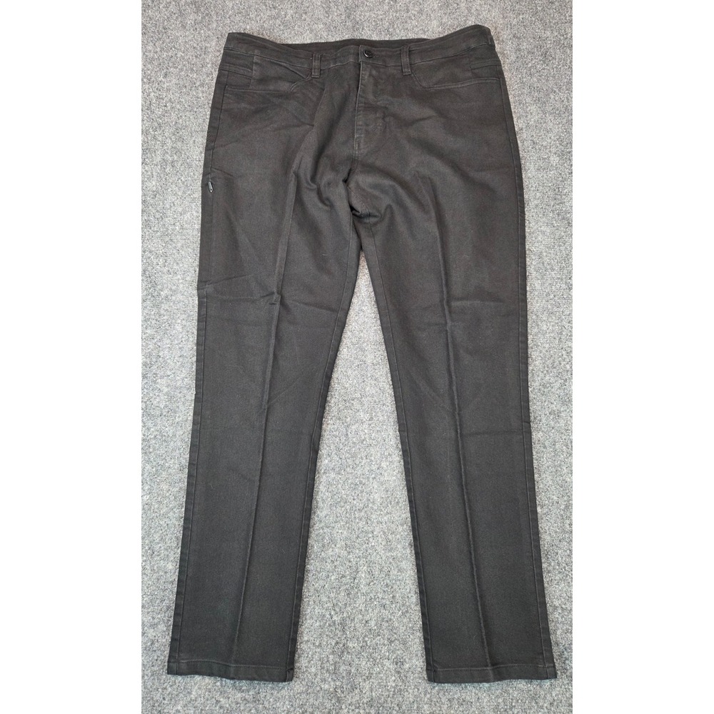 BYLT Premium Basics Everyday Pant 2.0 Mens 36 Black Chino Trousers